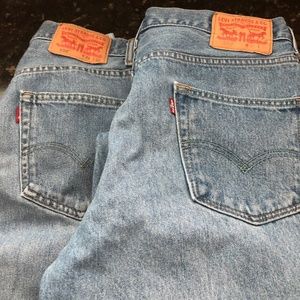 Two pair of Levi 550 Jeans